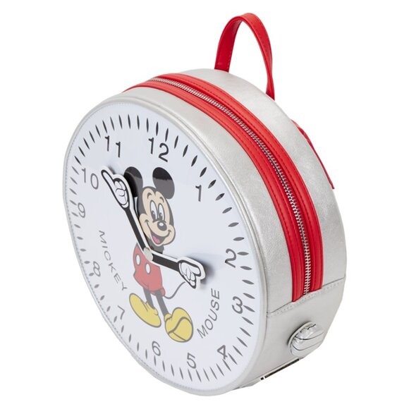 Loungefly Mickey Mouse Exclusive Vintage Watch Figural Mini Backpack